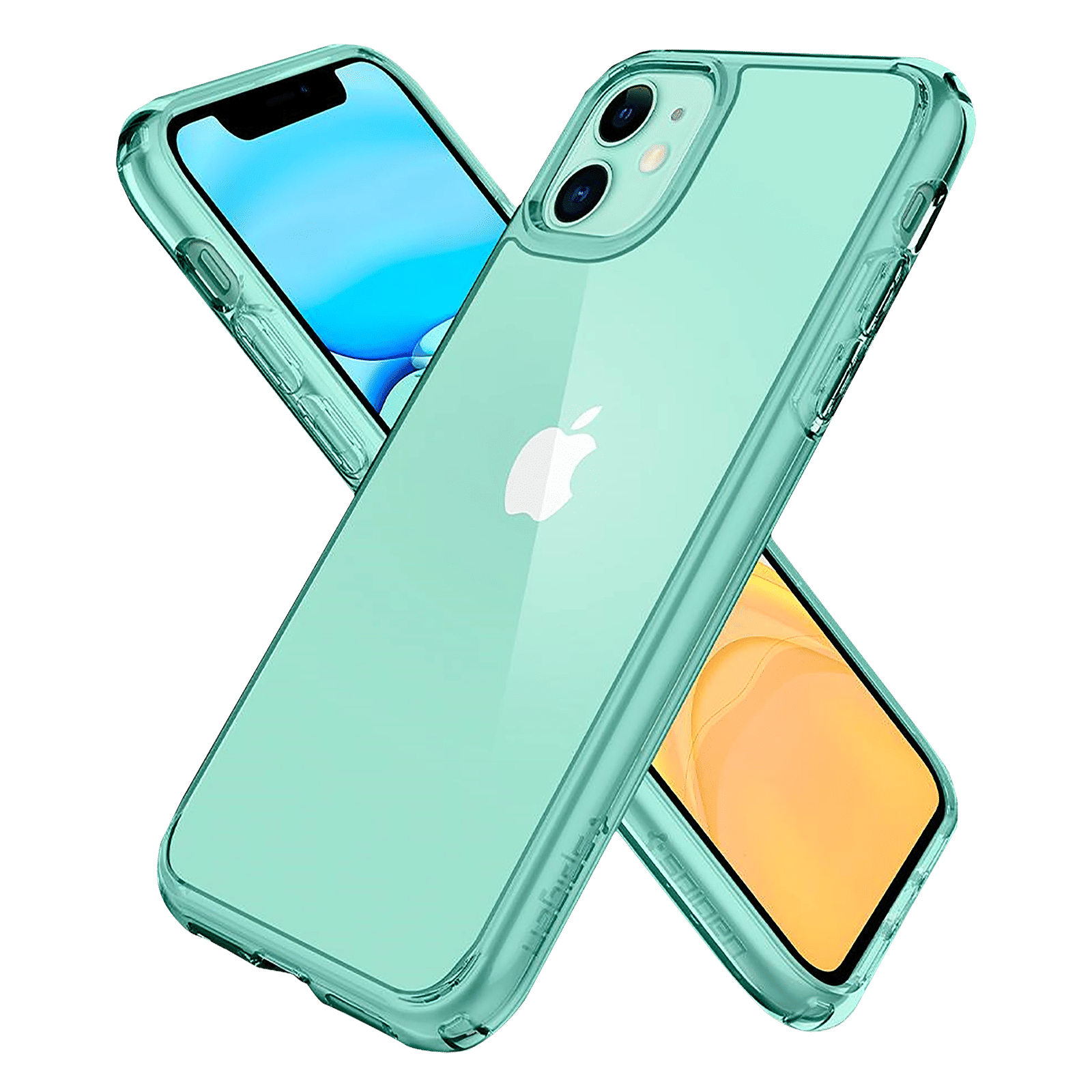 Buy spigen Ultra Hybrid TPU & Polycarbonate Back Cover for Apple